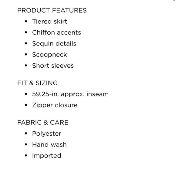 Maya Brooke Tiered Gown Sz 8 NWT - Picture 6 of 8